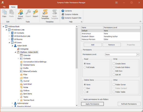 Screenshot Folder Permission Manager