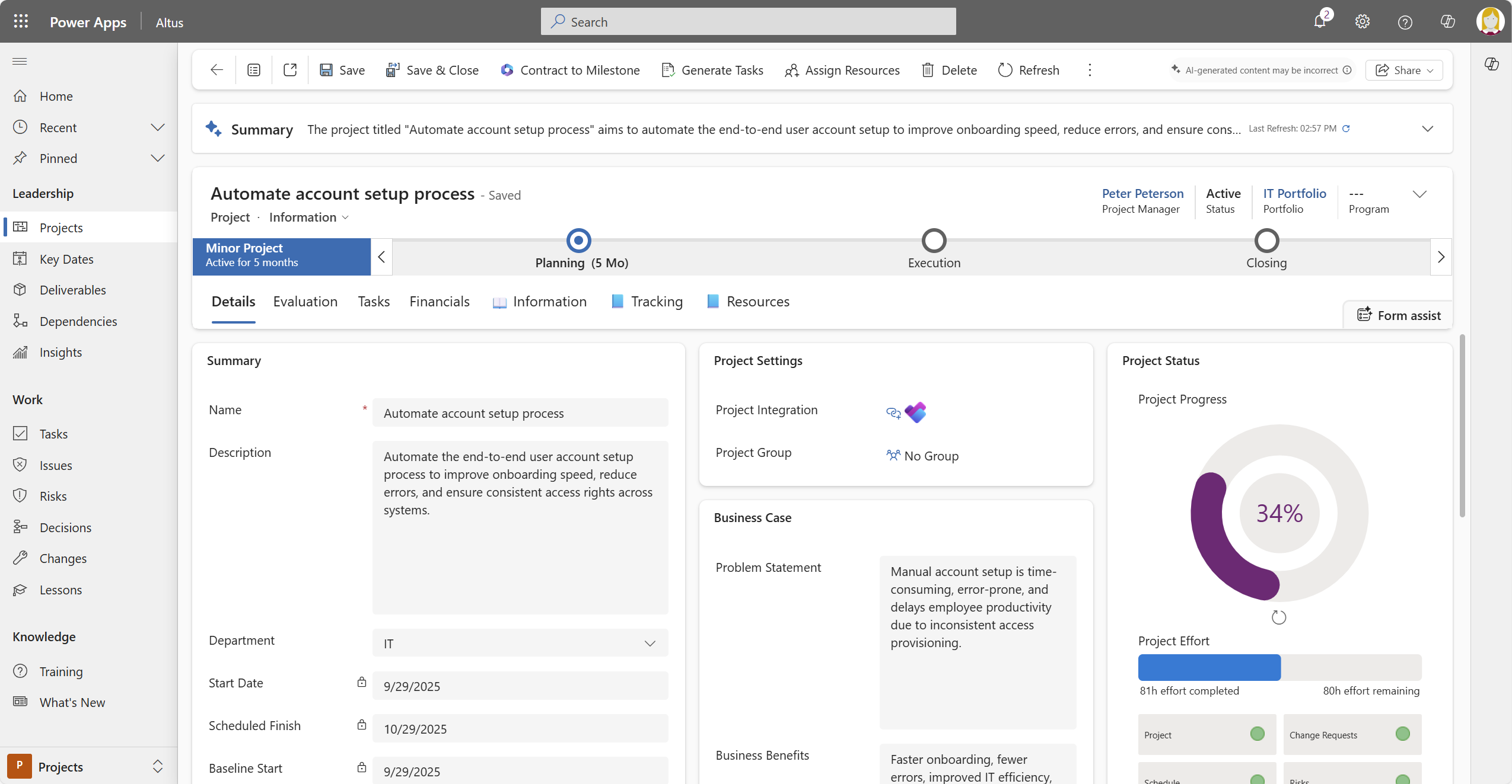 altus-jira-planner-project-charter