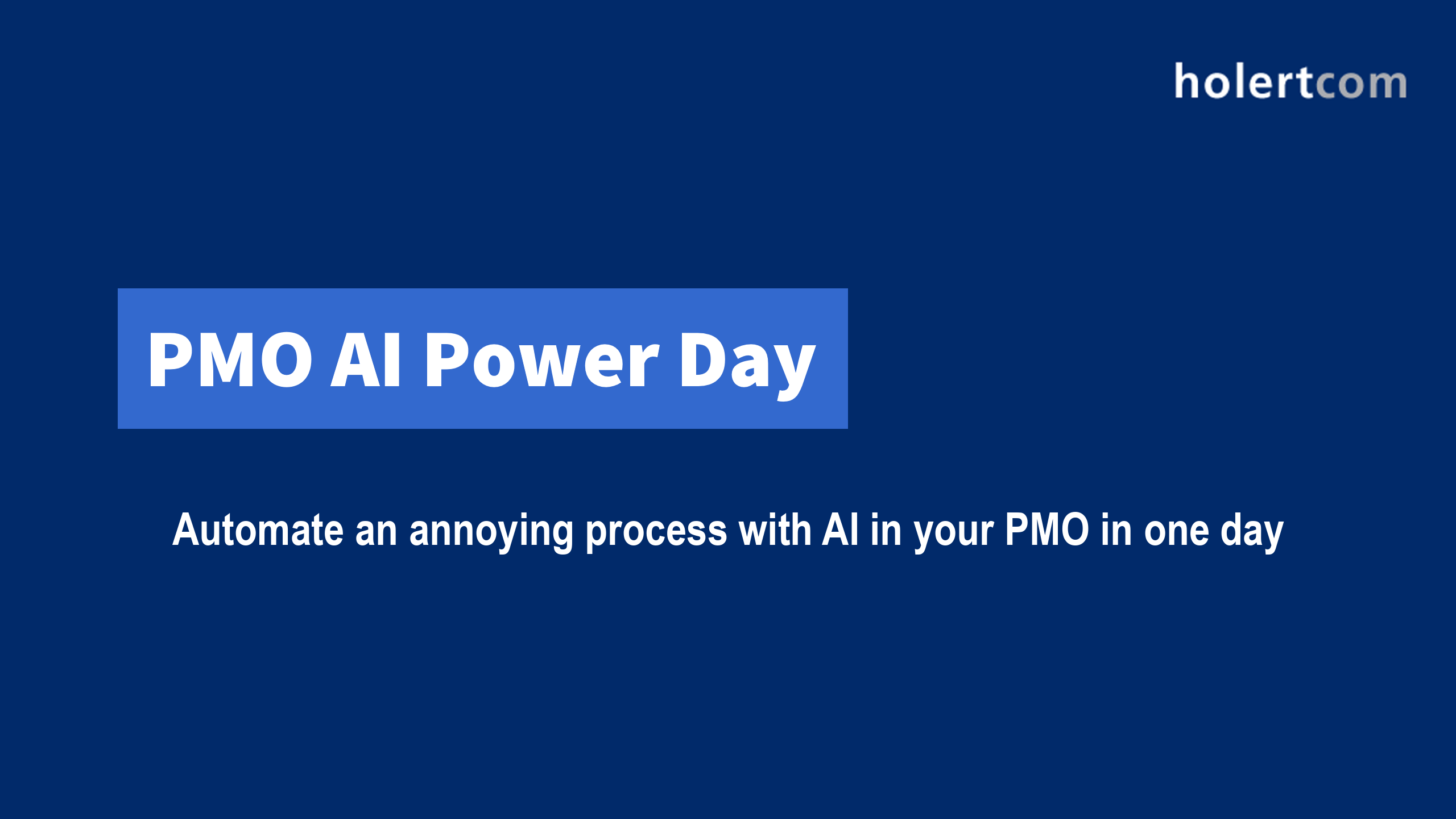 PMO AI Power Day Hero EN