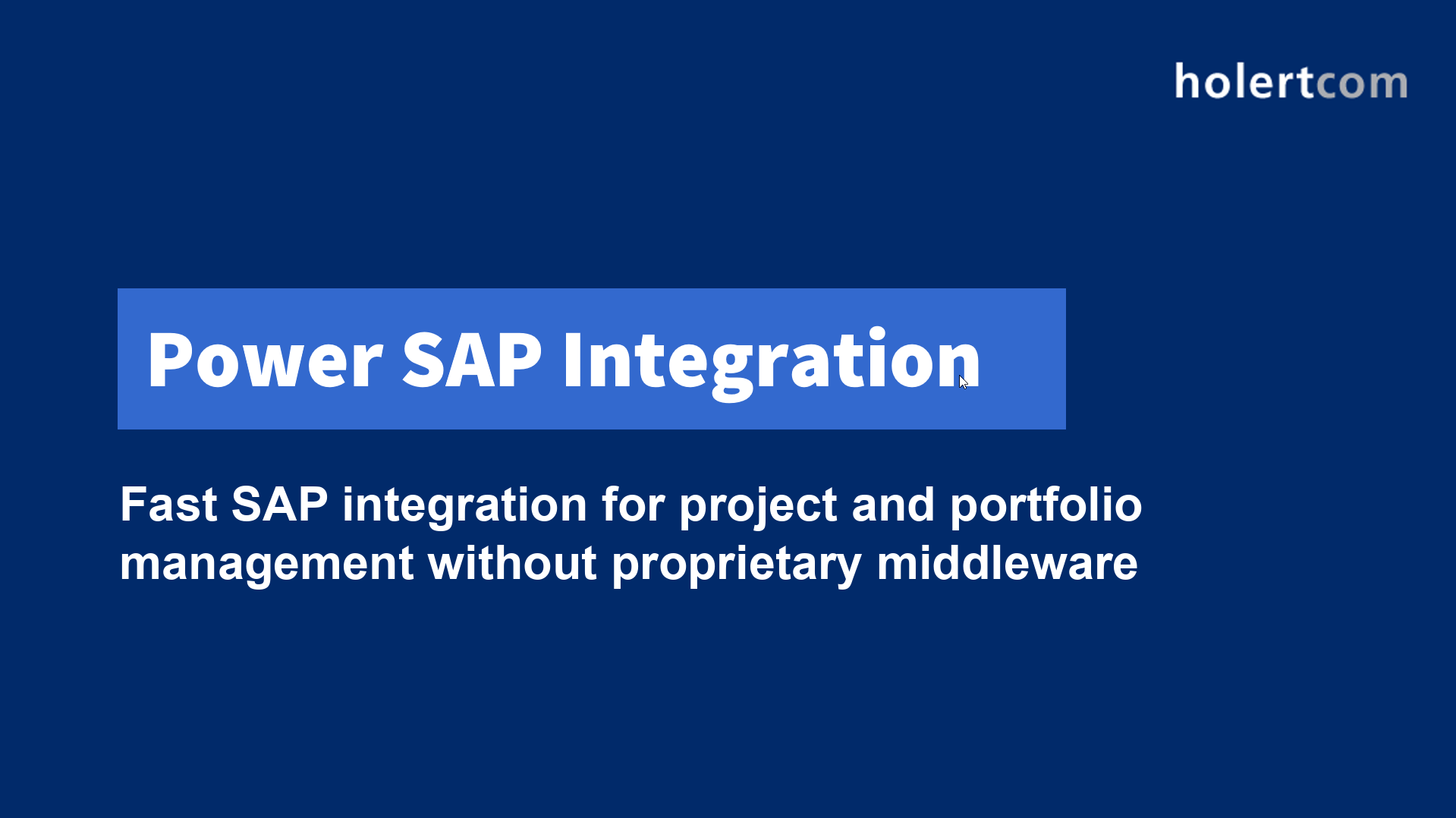 Holert Power Apps PPM SAP Integration Power Platform Overview