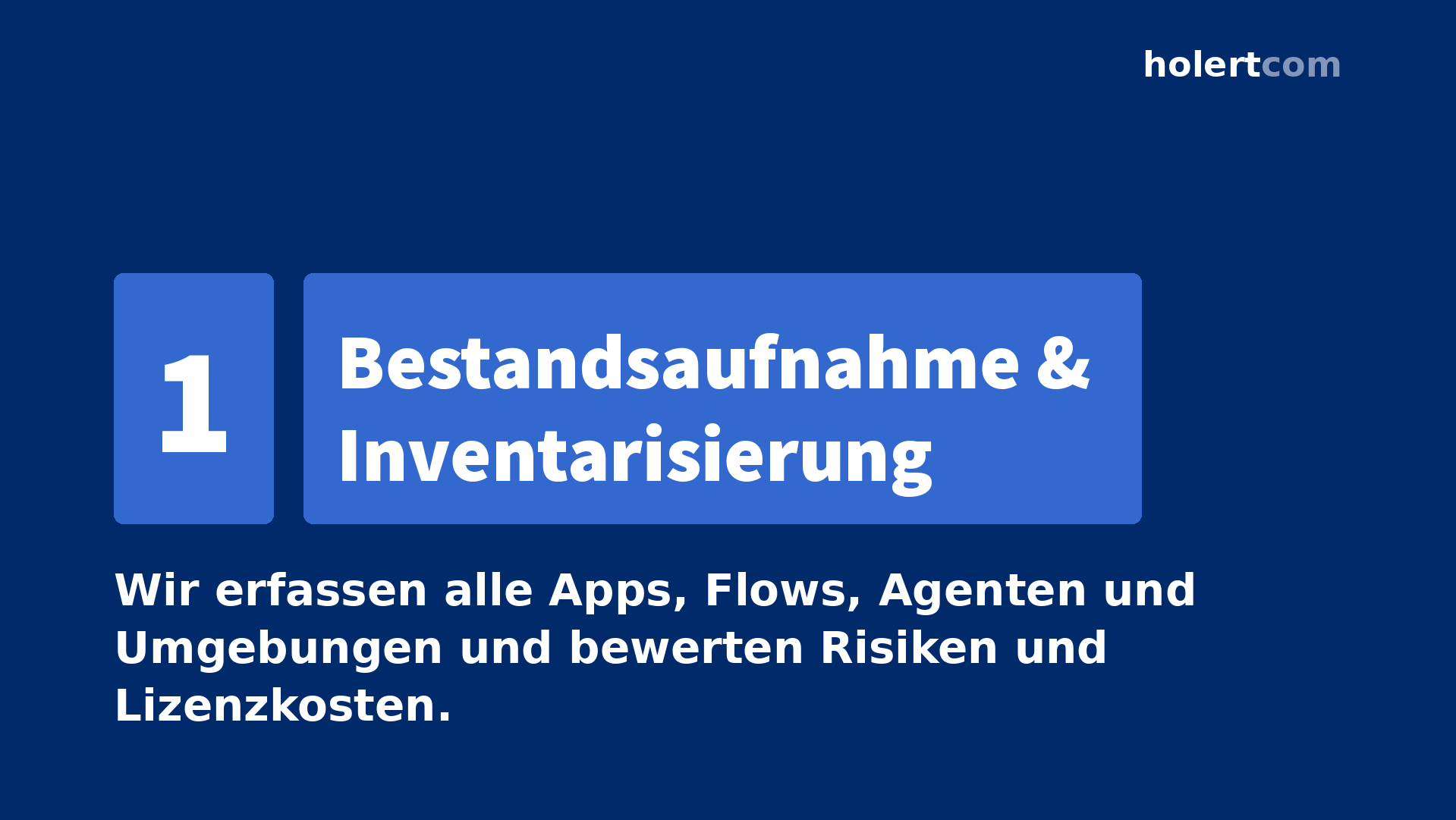 Holert-Power-Apps-PPM-SAP-Integration-Power-Platform-Schritt-1