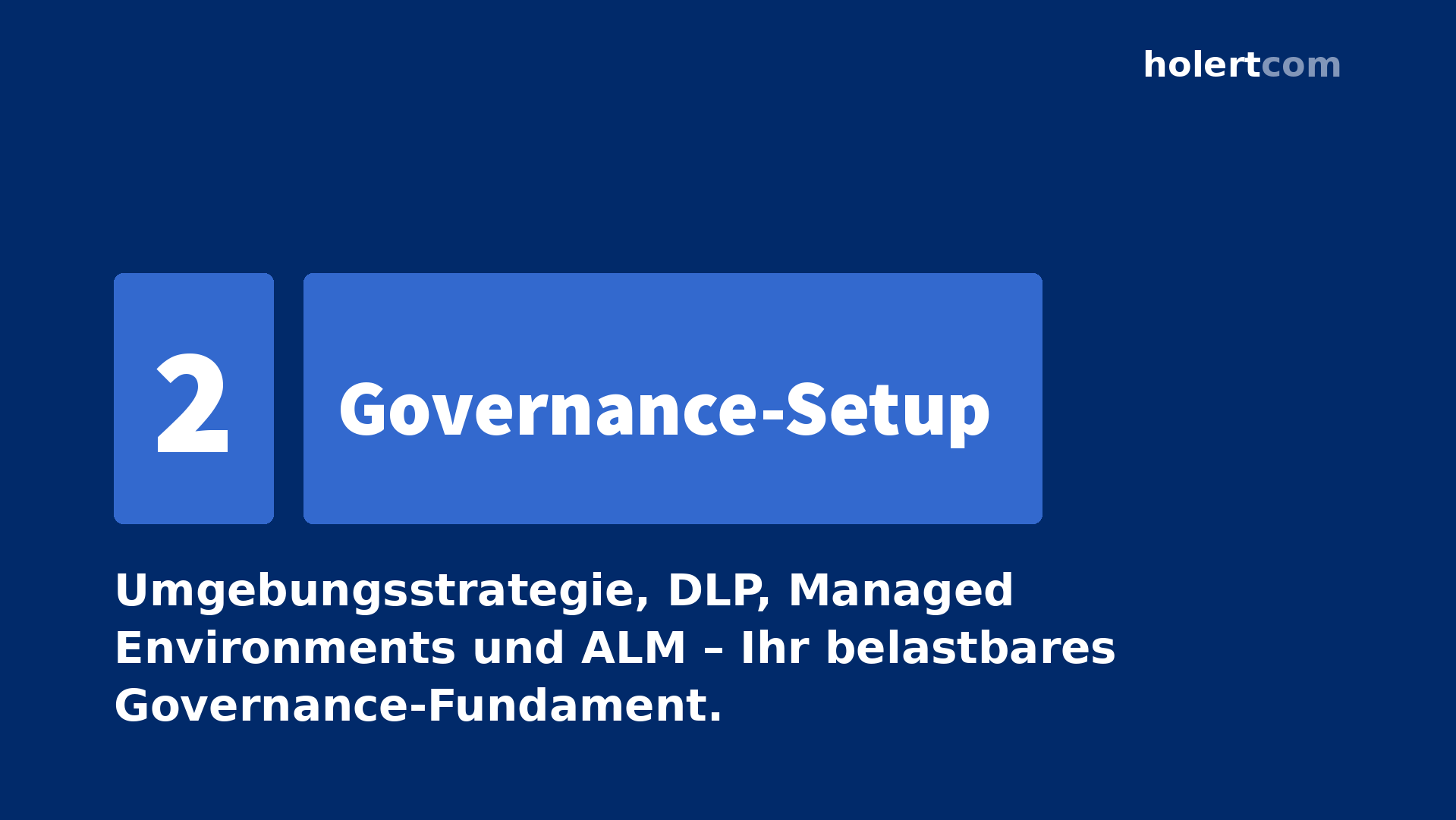 Holert-Power-Apps-PPM-SAP-Integration-Power-Platform-Schritt-2