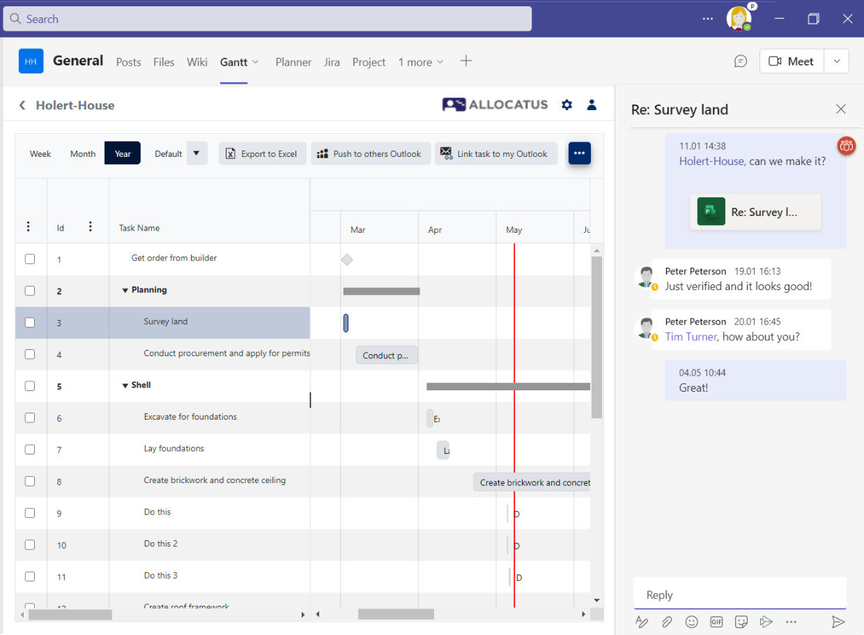 Project Management with Microsoft Teams