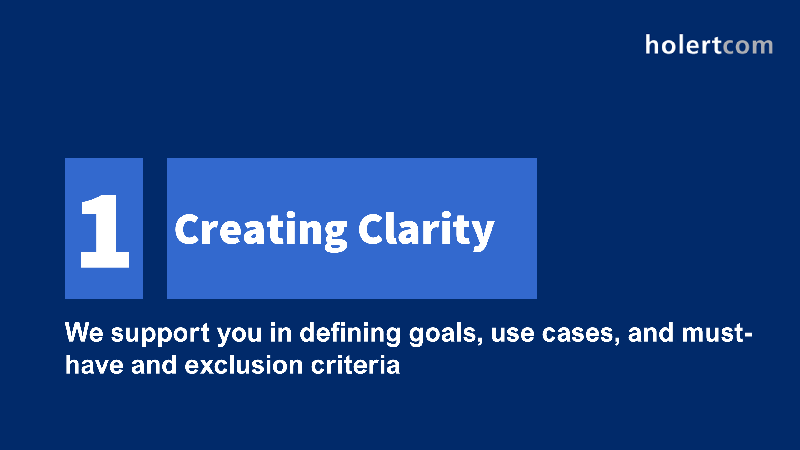 PPM Software Selection – Step 1: Creating Clarity
