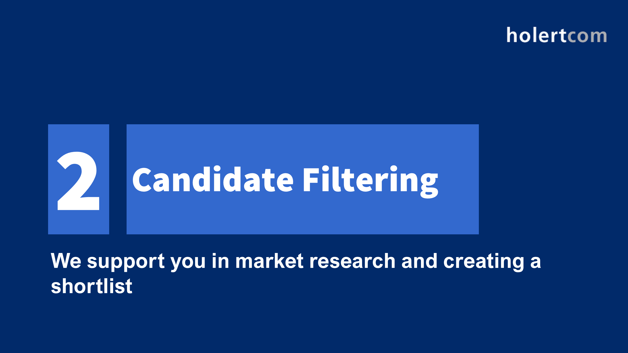 PPM Software Selection – Step 2: Candidate Filtering