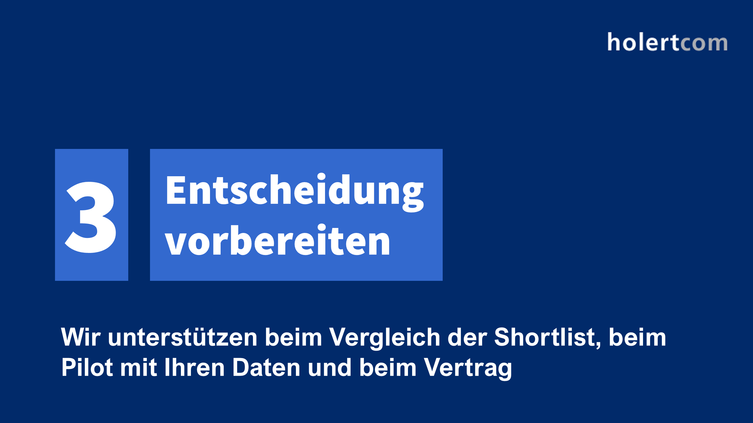 PPM-Software-Auswahl – Schritt 3: Entscheidung vorbereiten