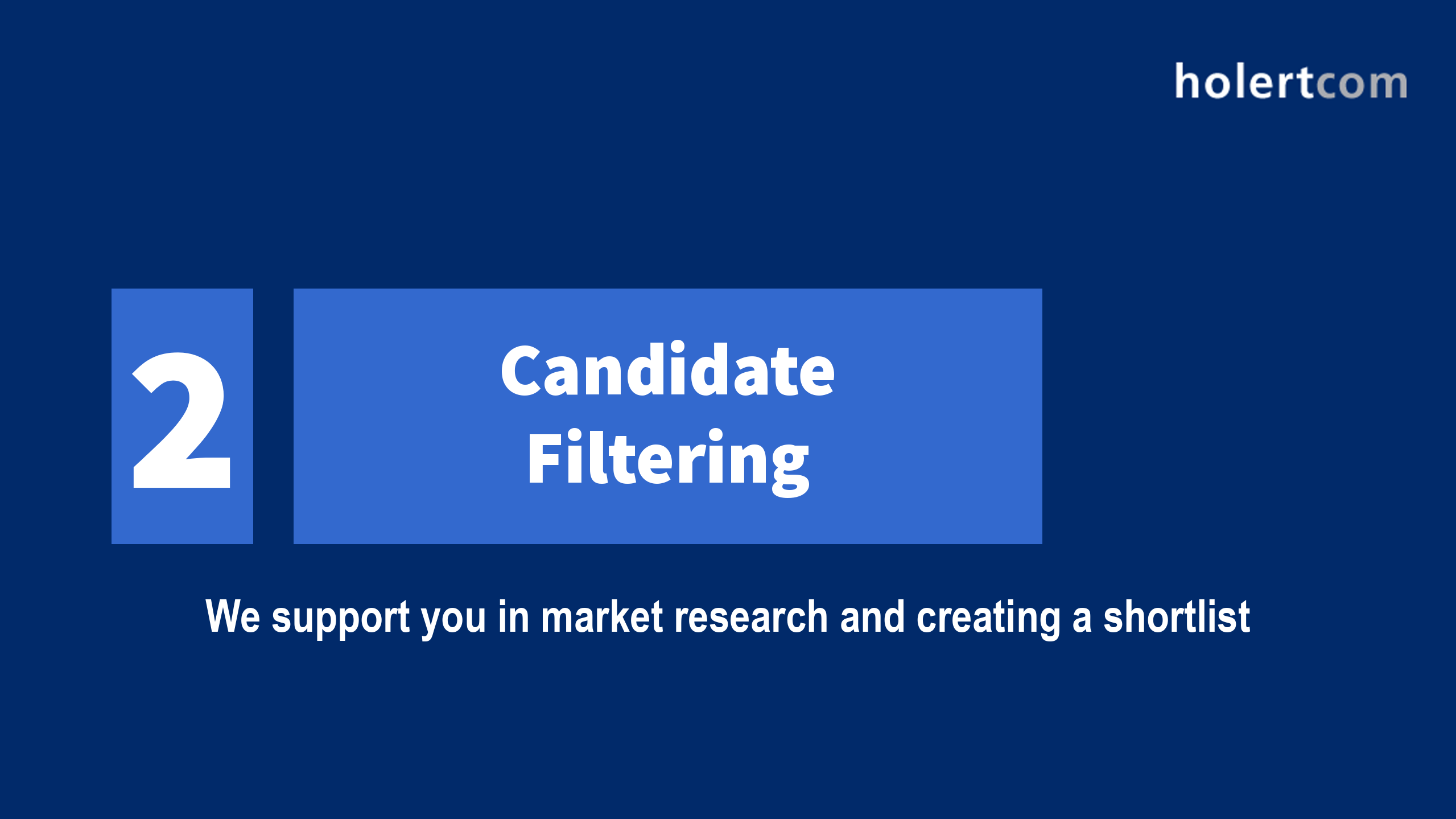 Microsoft Project Alternative Analysis Step 2 - Candidate Filtering