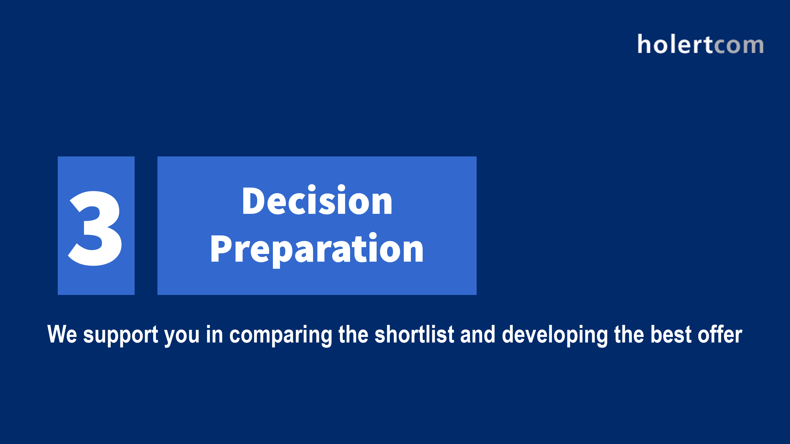 Microsoft Project Alternative Analysis Step 3 - Decision Preparation