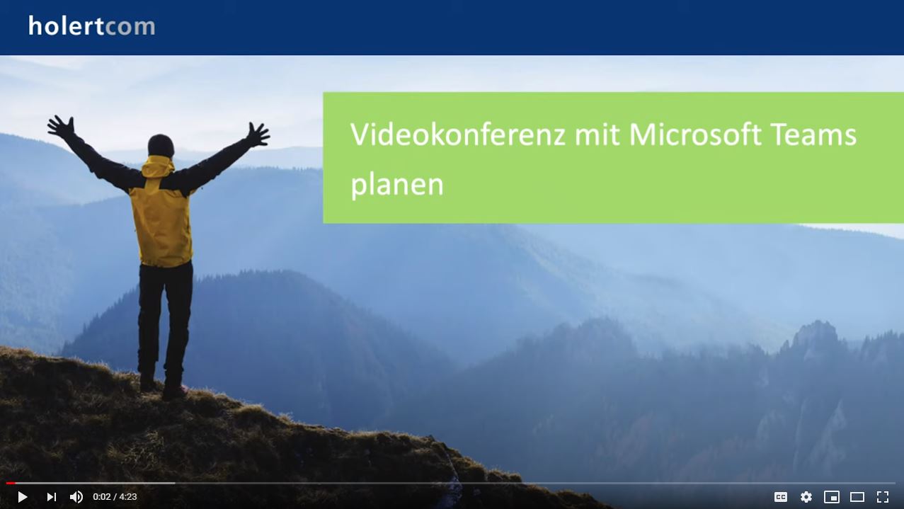 Microsoft Teams_Videokonferenz planen_Youtube Microsoft Teams_Videokonferenz planen_Youtube