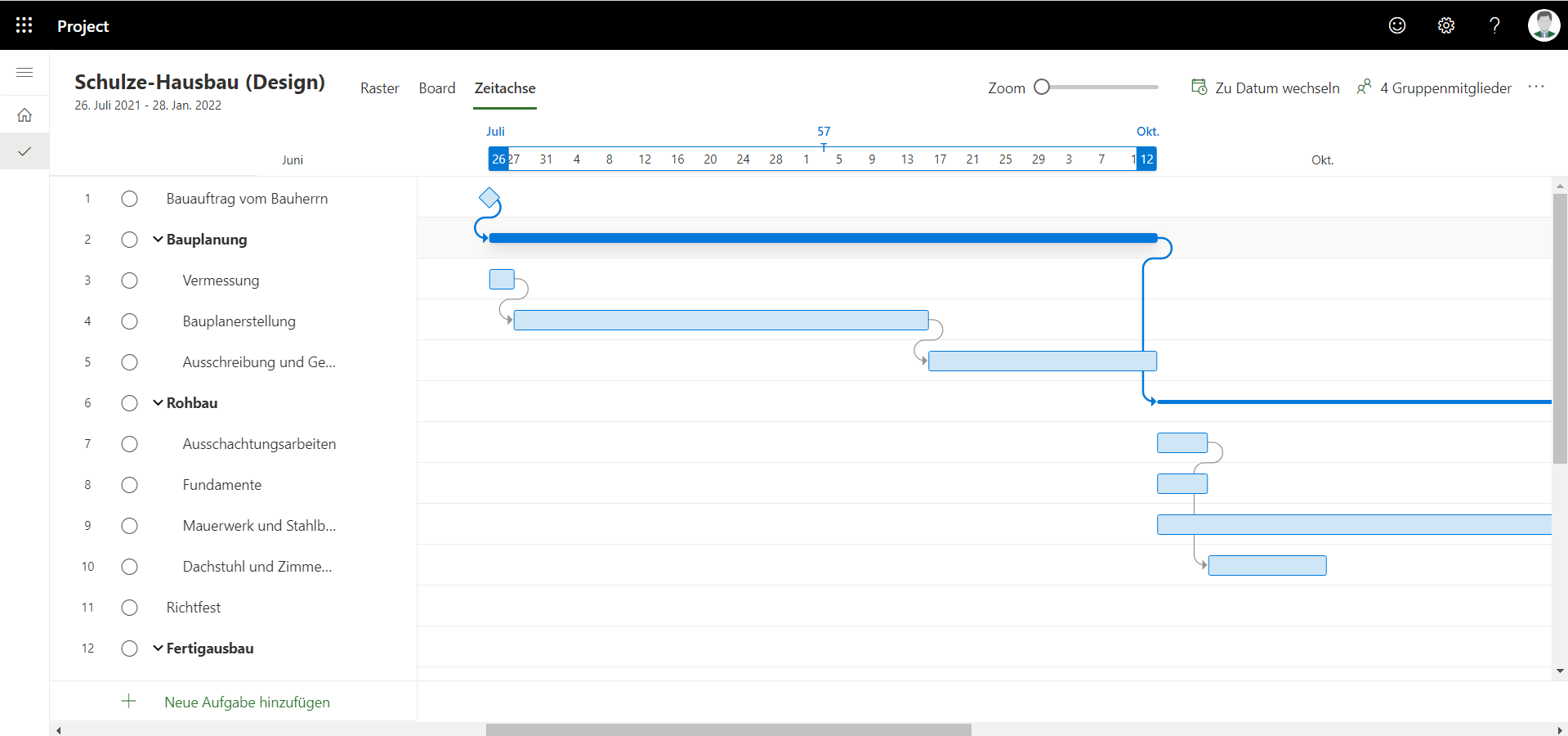 Web-Projektmanagement-MS-Project-for-web-Gantt